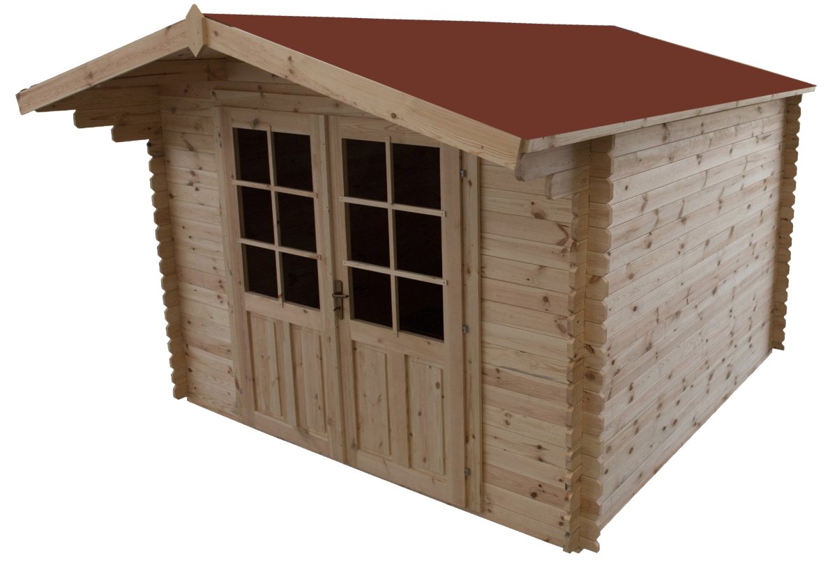 Casetta in Legno BLOCK 4x4/28DP - 16,00 mq Spessore 28 mm - CABEX - Idea giardino