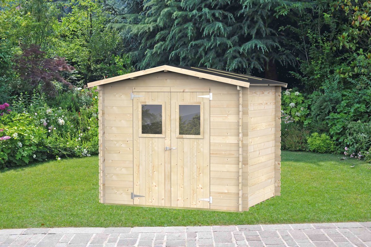 Casetta in Legno Hobby - 4.90 mq con Spessore Pareti 19 mm - ALCE - Idea giardino