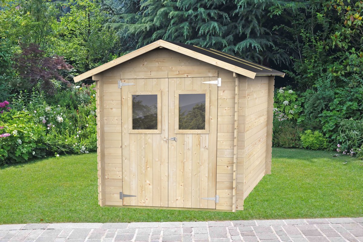 Casetta in Legno Roby - 3.92 mq con Spessore Pareti 19 mm - ALCE - Idea giardino