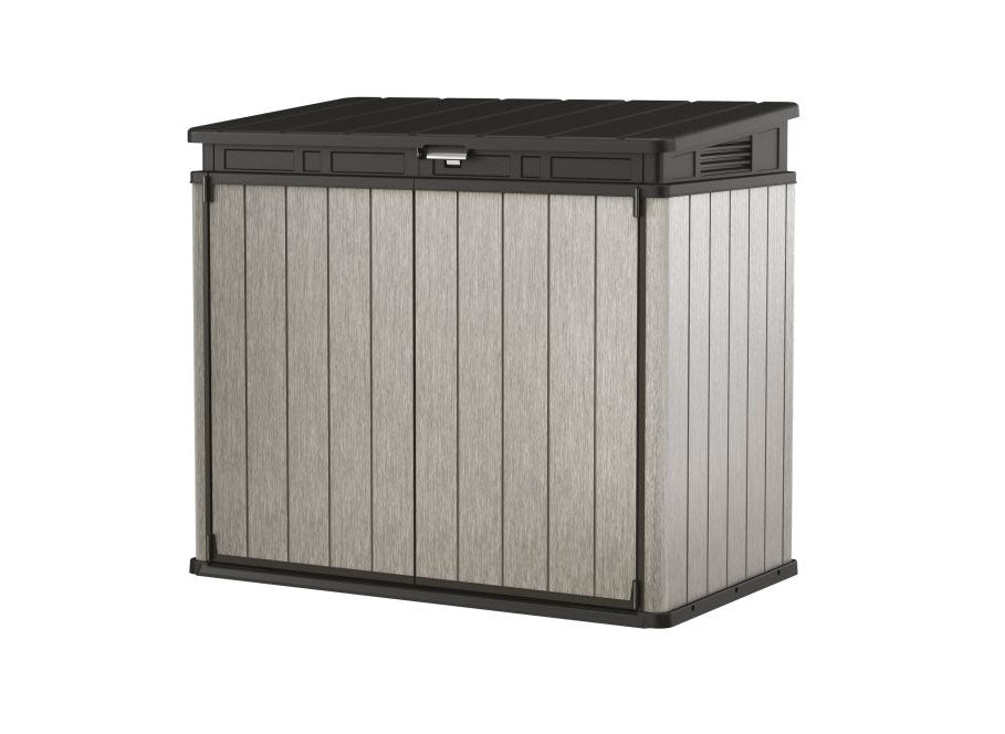 Porta Attrezzi in Resina Elite-Store Grigio, 1,15 m², Capacità 1150L - Keter - Idea giardino