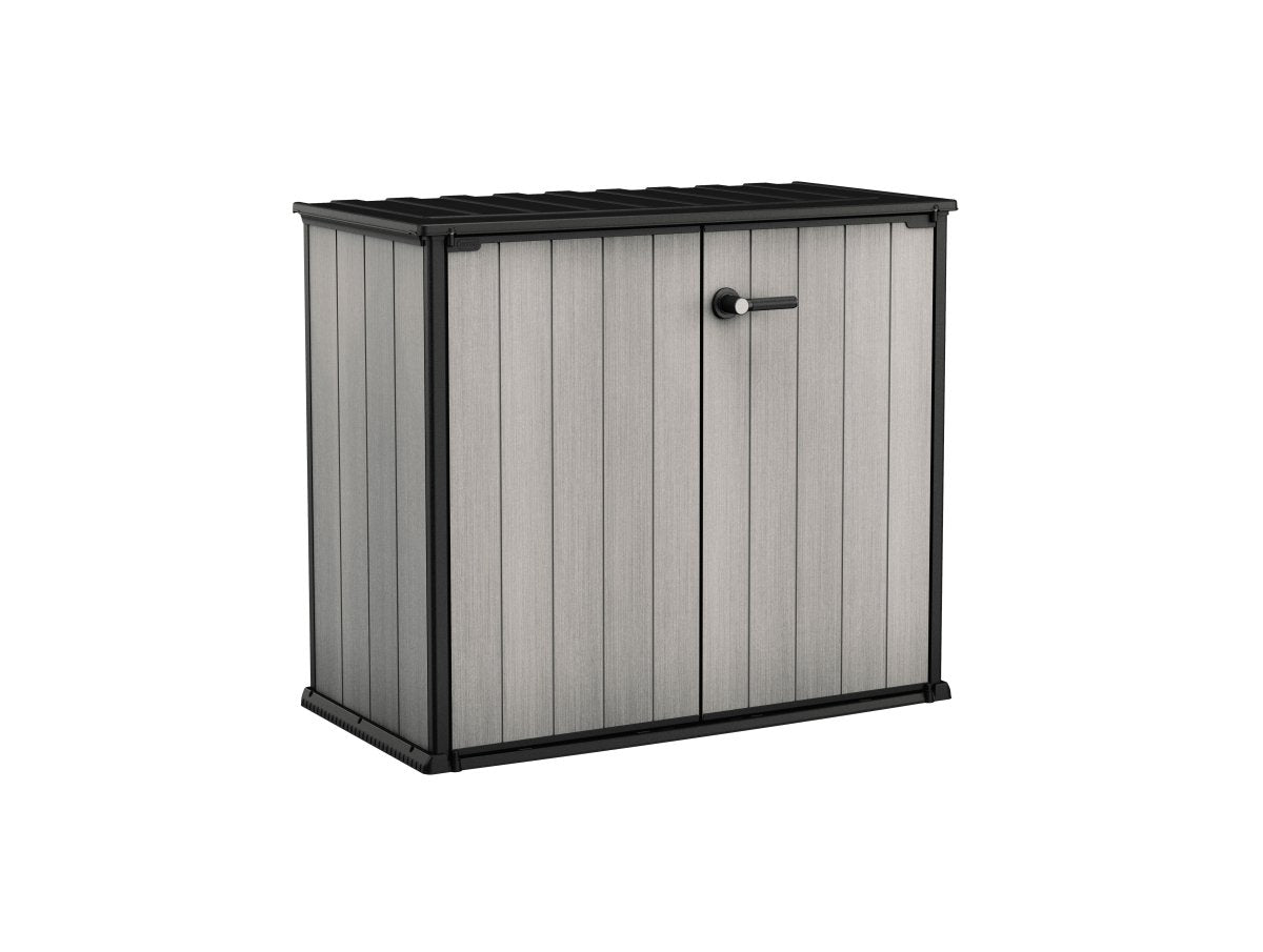 Porta Attrezzi in Resina Patio-Store Grigio, 1,03 m², Capacità 1000L - Keter - Idea giardino