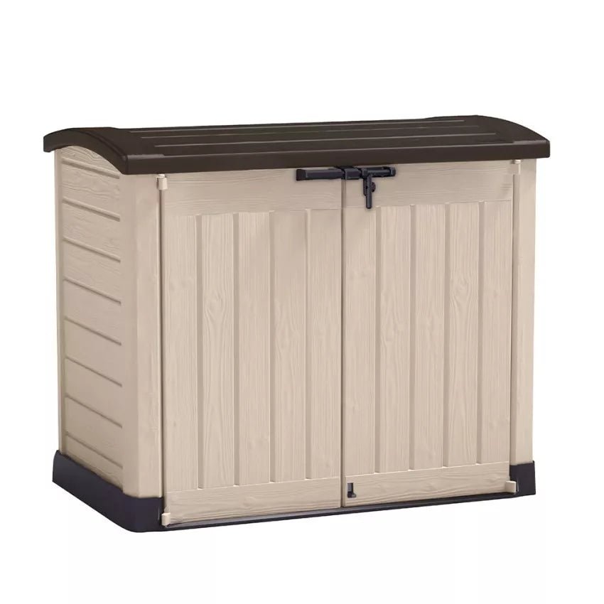 Porta Attrezzi in Resina Store-It-Out Arc Beige, 1,20 m², Capacità 1200L - Keter - Idea giardino