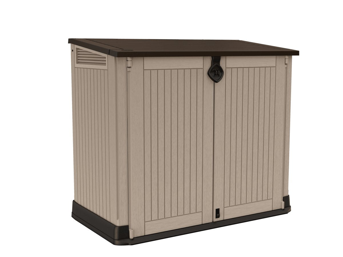 Porta Attrezzi in Resina Store-It-Out Midi Beige, 0,94 m², Capacità 880L - Keter - Idea giardino