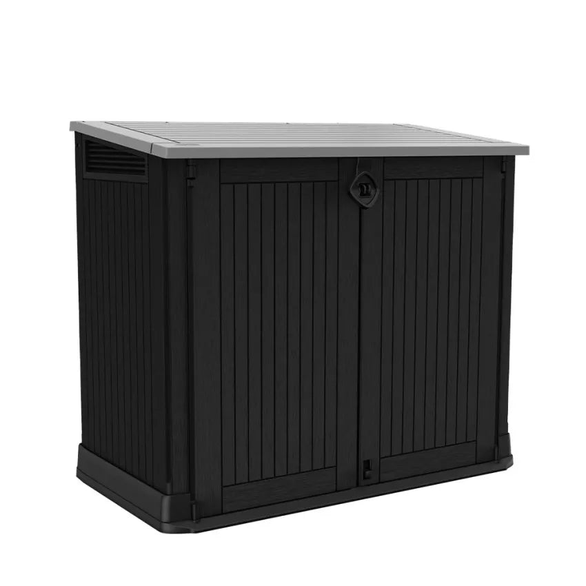 Porta Attrezzi in Resina Store-It-Out Midi Nero, 0,94 m², Capacità 880L - Keter - Idea giardino