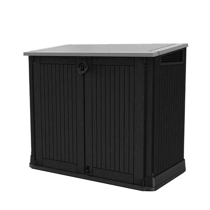 Porta Attrezzi in Resina Store-It-Out Midi Nero, 0,94 m², Capacità 880L - Keter - Idea giardino