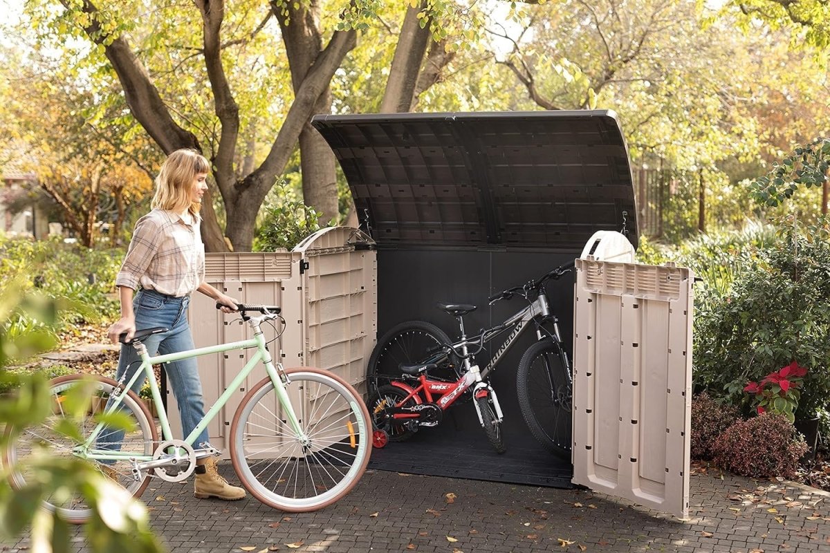 Porta Attrezzi in Resina Store-It-Out Ultra Beige, 2,0 m², Capacità 2000L - Keter - Idea giardino